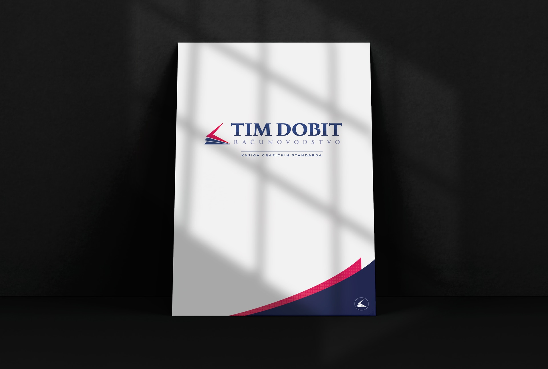 Tim dobit - logo i vizualni identitet za računovodstvo - Red Sun